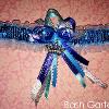 Aqua Princess Sequin Garter