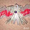 Coral with add-on sequins Garter
